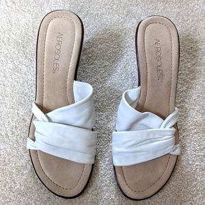 Aerosoles White Heels